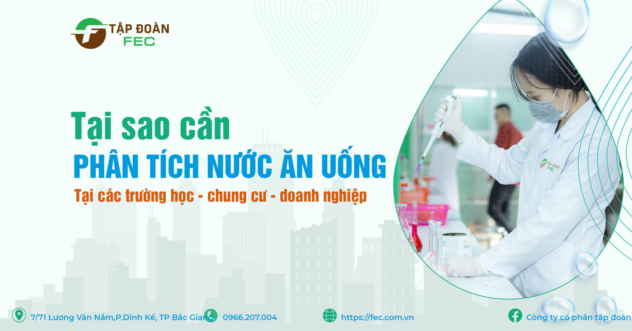 Hình ảnh tin tức TẠI SAO CẦN PHÂN TÍCH NƯỚC ĂN – UỐNG?