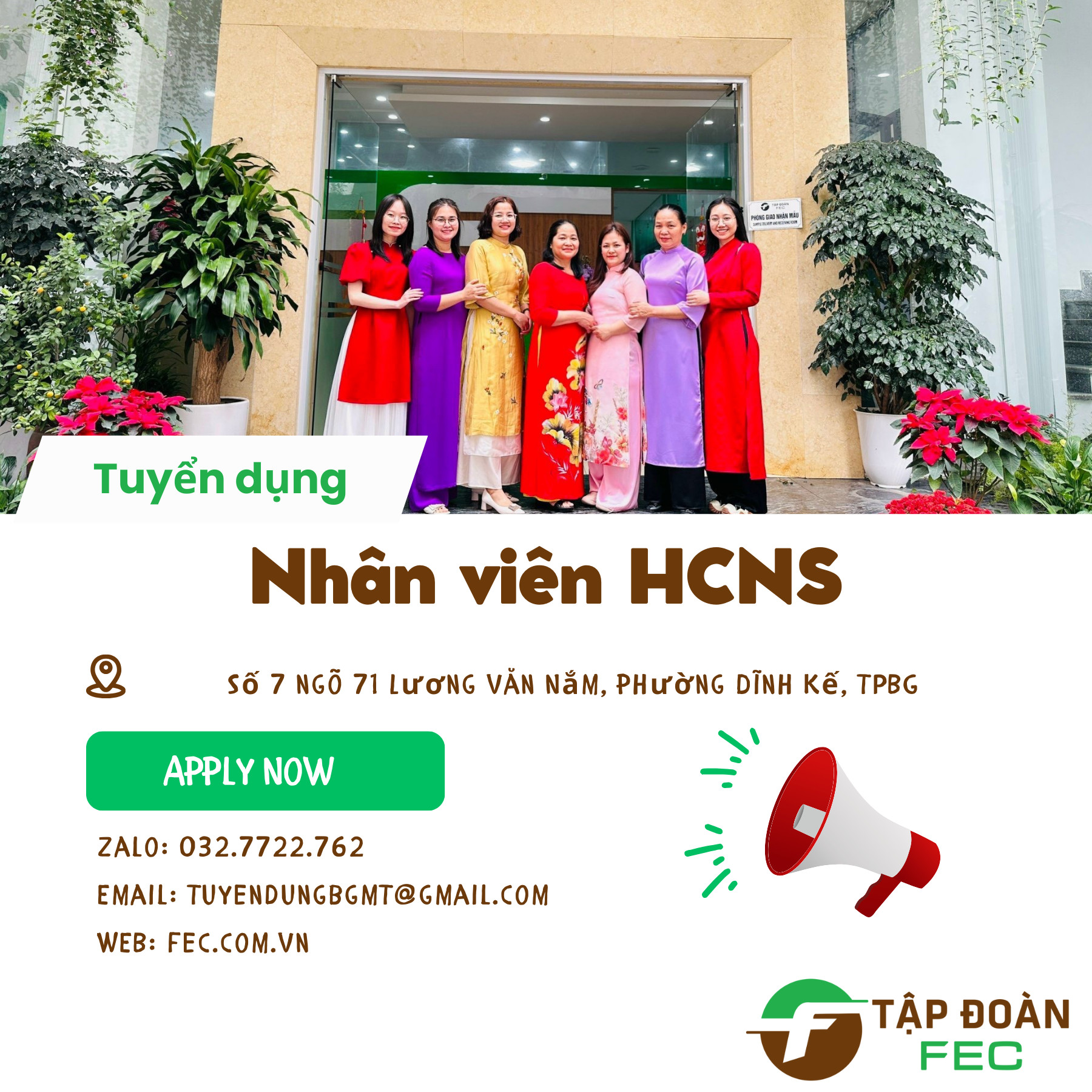Hình ảnh tin tức TUYỂN DỤNG NHÂN VIÊN HÀNH CHÍNH NHÂN SỰ