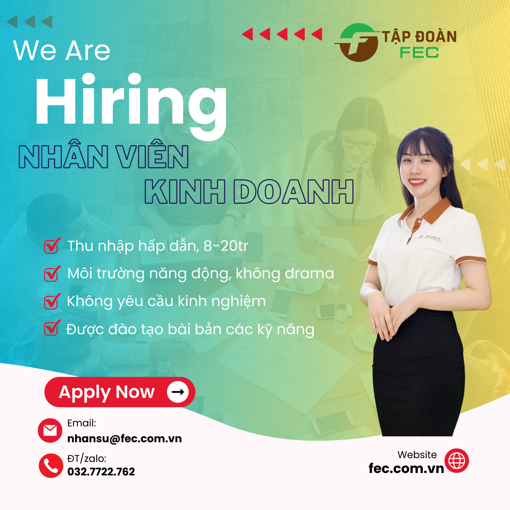 Hình ảnh tin tức Tuyển dụng nhân viên kinh doanh