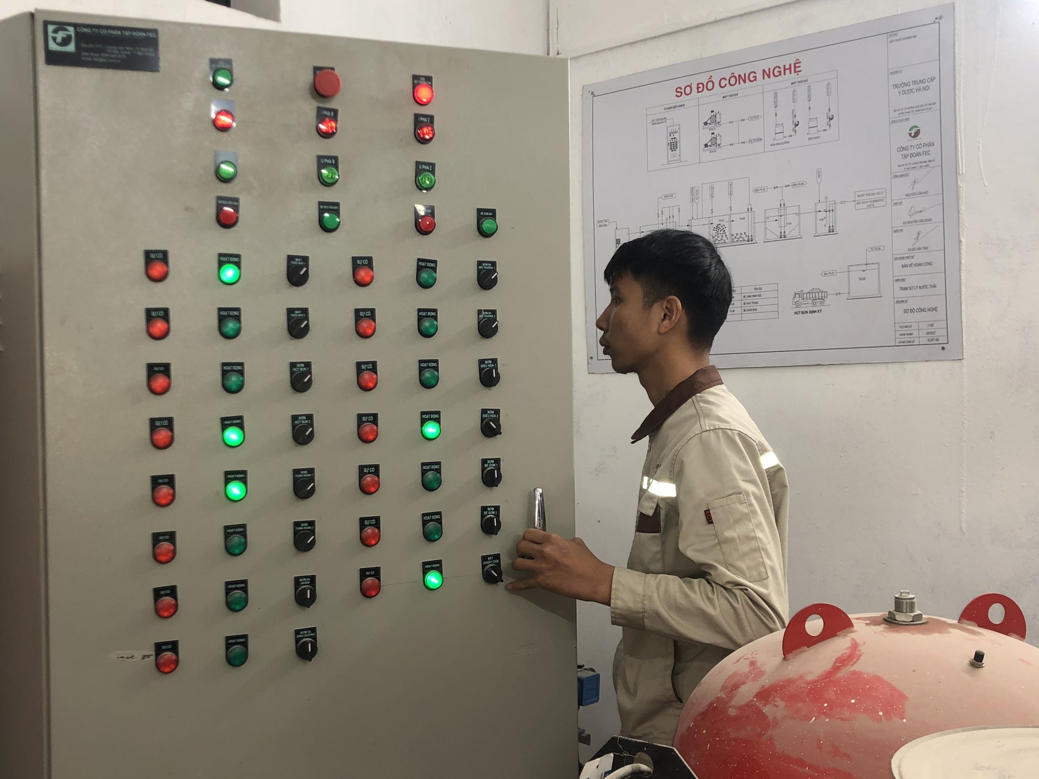 Hình ảnh tin tức Hệ Thống Xử Lý Nước Thải Sinh Hoạt - Trường Trung Cấp Y Dược Hà Nội